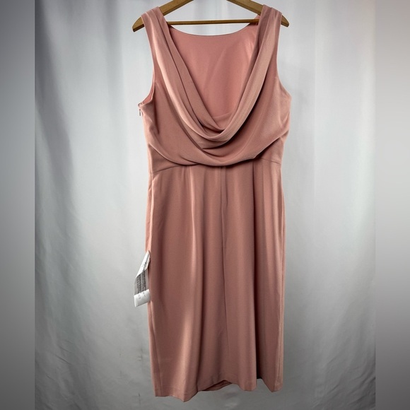 NWT Dress the Population Mackenna Sleeveless Midi Dress in Blush Pink Size XXL - Picture 5 of 10